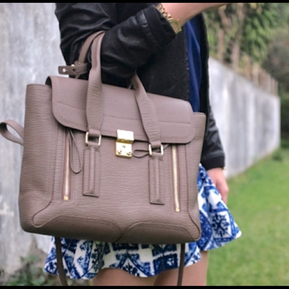 3.1 PHILLIP LIM LARGE Pashli Leather Satchel NWT